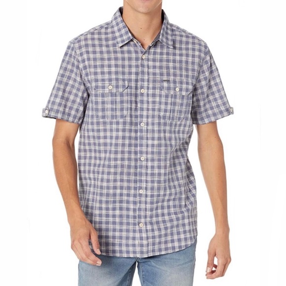 David Bitton Men's Casual Short Sleeve Button Up - Picture 1 of 9
